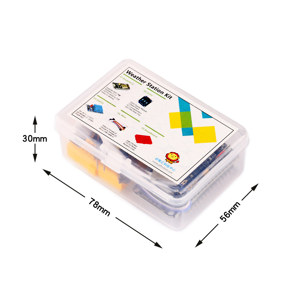 ESP8266 hava istasyonu DIY kit - Esp8266 Nodemcu Board incelemesi ve fiyatı