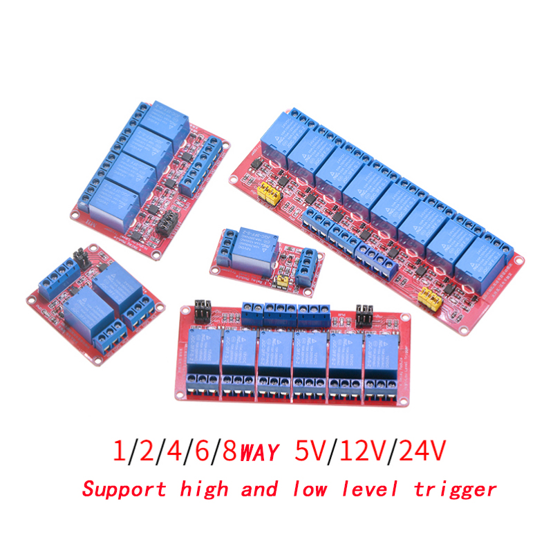 1 2 4 6 8 kanal 5V 12V 24V röl - Relay 8 Channel Board incelemesi ve fiyatı