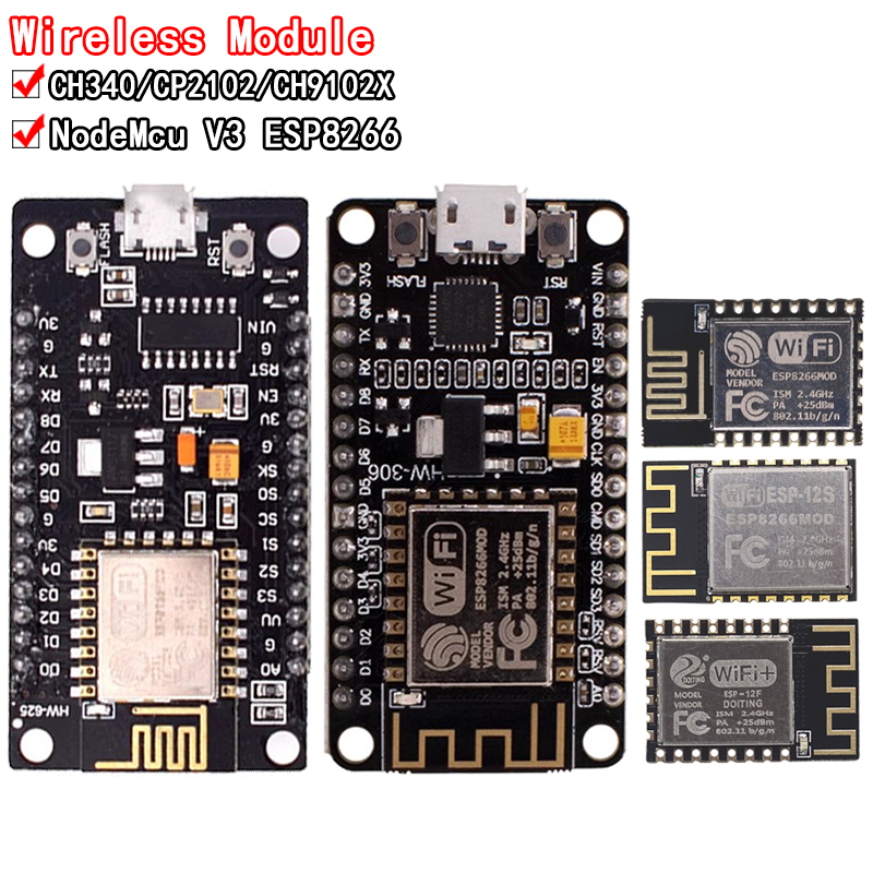Kablosuz Modül CH340/CP2102/CH - Esp8266 Nodemcu Board incelemesi ve fiyatı