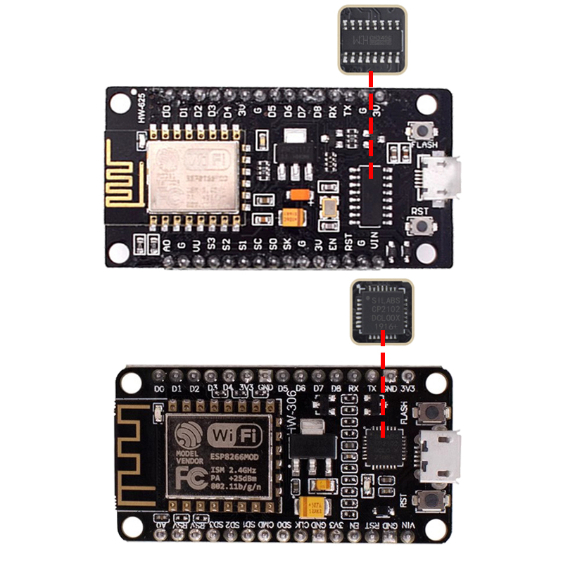 Kablosuz Modül CH340/CP2102/CH - Esp8266 Nodemcu Board incelemesi ve fiyatı